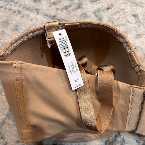 Lot 2 Soma Bra Size 38G Stunning Starlet Strapless Amber Smooth Balconette Black - Picture 4 of 7